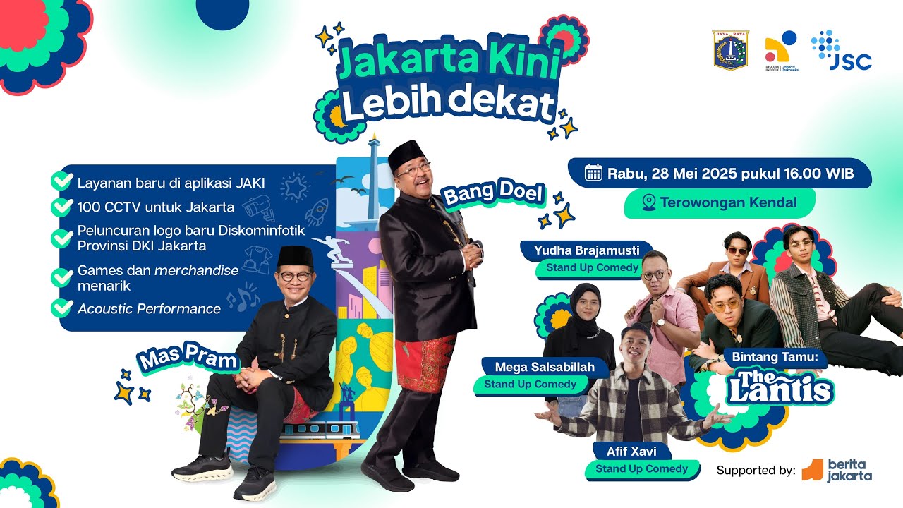 Jakarta Kini Lebih Dekat – 100 Hari Kerja Gubernur & Wujud Nyata Jakarta yang Makin Dekat!