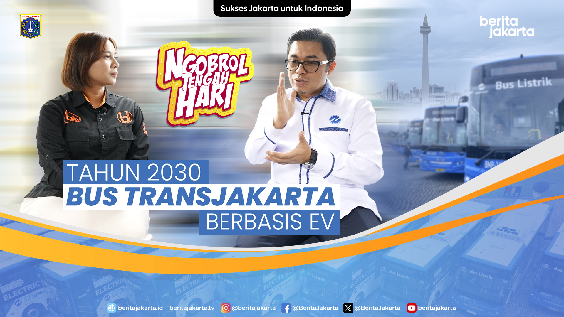 Tahun 2030 Bus Transjakarta Berbasis EV