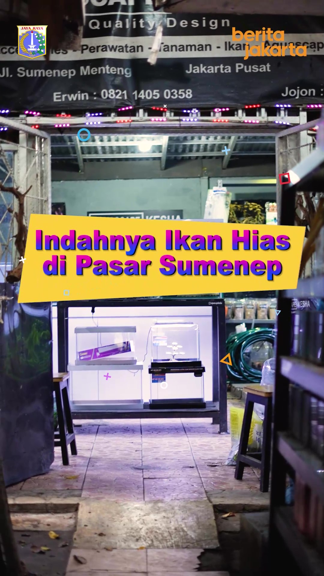 Indahnya Ikan Hias di Pasar Sumenep