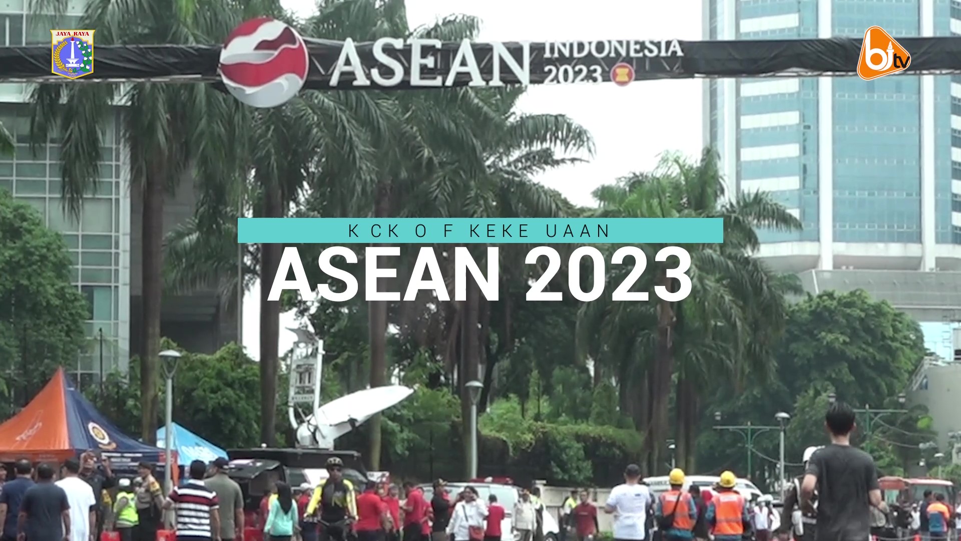 Kick Off Keketuaan ASEAN di Bundaran HI