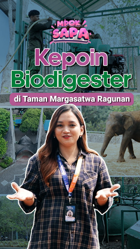 Kepoin Biodigester di Taman Margasatwa Ragunan